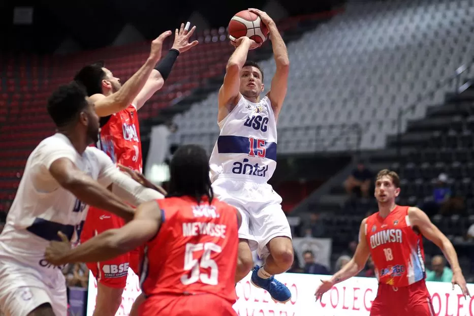 Imagen de Básquet: Sporting luchó hasta el cierre, pero cayó con Quimsa por Liga Sudamericana