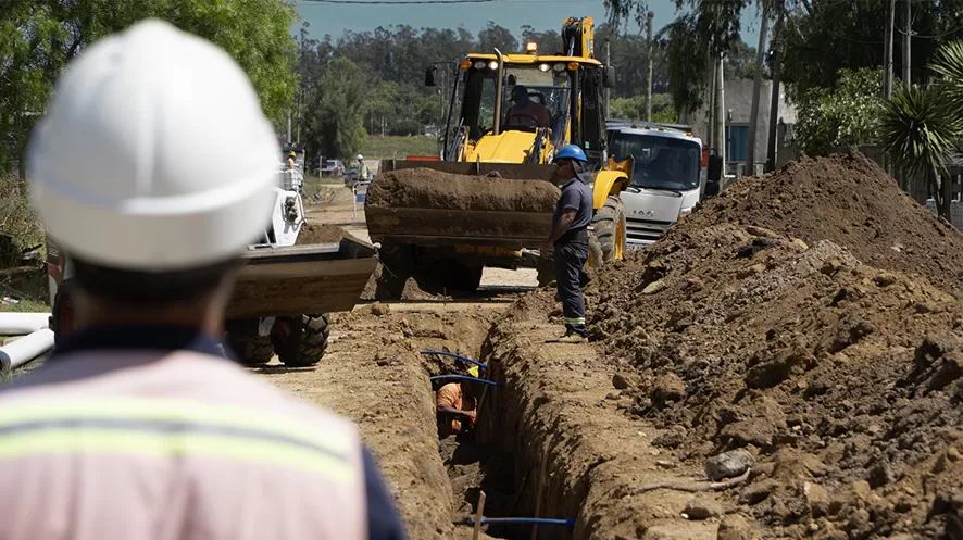Imagen de Avanza la segunda etapa de saneamiento en la ciudad de Rocha
