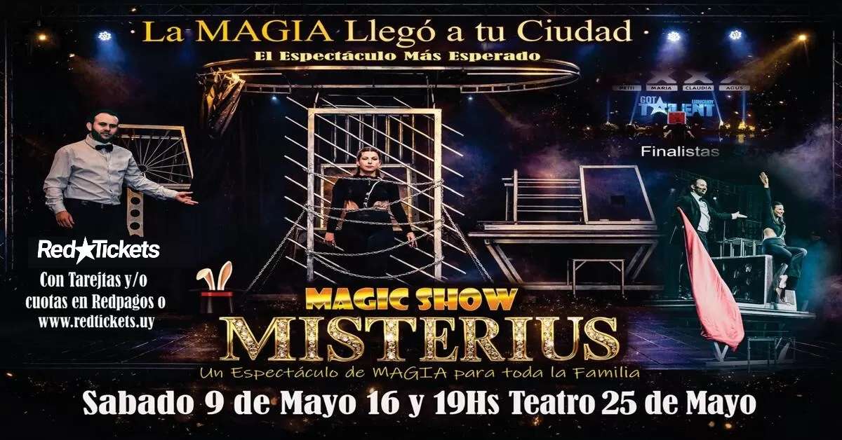 Imagen de MAGIC SHOW MISTERIUS:  Mago Ricardo Díaz